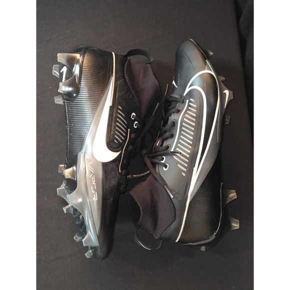 Nike Vapor Edge 360 Pro Mens Football Cleats Black White US 11.5